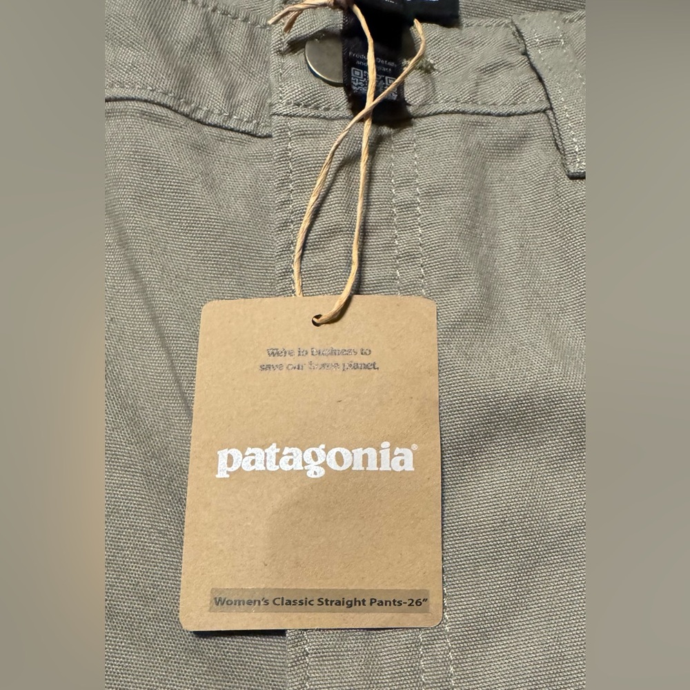 Patagonia Women’s Olive Green Pants, Size 14
97% Organic Cotton NWT - Picture 10 of 13